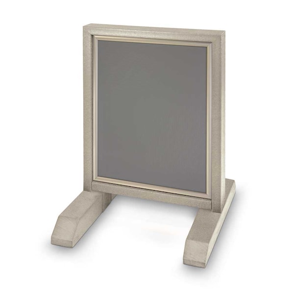 Sliding Door Indoor Enclosed Corkboard, 6